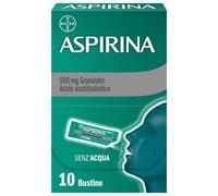 Aspirina Granuli Senz’acqua Antidolorifico Per Mal Di Testa
