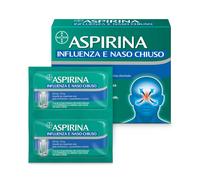 Aspirina Influenza E Naso Chiuso 500mg/30mg 10 Bustine