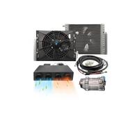 Aspligo 12 V, 10000 BTU, condizionatore d'aria sotto il cruscotto con funzioni di raffreddamento e riscaldamento, efficiente e universale, raffreddamento rapido per auto Classic Car RV Van Camion