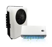 Aspligo Climatizzatore da 12 V, 10000 BTU, climatizzatore per camion, funzionamento silenzioso, facile installazione, raffreddamento rapido per camion, autobus, camion, rimorchi, motorhome, furgoni