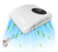 Aspligo Condizionatore d'aria da 12 V sul tetto RV 8800BTU Condizionatore d'aria elettrico di parcheggio DC 12 Volt AC Unità adatta per camion, camper, rimorchi, furgoni,