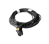 Aspöck Cablaggio Elettrico per Rimorchio Lunghezza 5m Spina 7 PIN e 2 Connettori Baionetta 5 PIN Impianto Luci 12V Cavo Principale Illuminazione per Carrello Bisarca