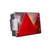 ASPÖCK Fanale posteriore Multipoint IV destro 6 funzioni luce di posizione stop retromarcia targa per rimorchio carrello appendice 12V baionetta 5 pin