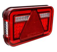 Aspöck Multiled IV 4 Destra Pieno LED Luce Posteriore Fanale di Stop X Rimorchio