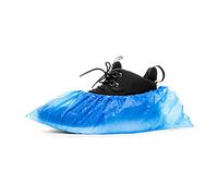 ASPRO 2 Confezioni (200 pezzi) Copriscarpe monouso - Copriscarpa in plastica impermeabile - Per coprire il piede - Protezioni per scarpe impermeabili e antipolvere da interno (200 pezzi)