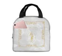 AsqLdQM Jethro Musics Tull - Borsa per il pranzo portatile in alluminio ispessito con isolamento termico, per uomini e adulti, colore nero