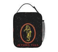AsqLdQM Jethro Musics Tull - Borsa termica portatile per il pranzo, unisex, a prova di perdite, colore: nero