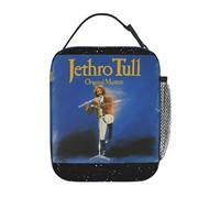 AsqLdQM Jethro Musics Tull - Borsa termica portatile per il pranzo, unisex, a prova di perdite, colore: nero