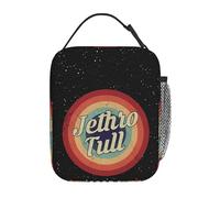 AsqLdQM Jethro Musics Tull - Borsa termica portatile per il pranzo, unisex, a prova di perdite, colore: nero