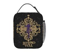 AsqLdQM Jethro Musics Tull - Borsa termica portatile per il pranzo, unisex, a prova di perdite, colore: nero