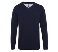 Asquith & Fox Maglione uomo in misto cotone con scollo a V