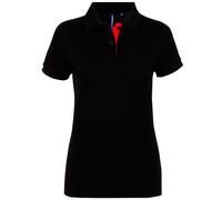 Asquith & Fox - Polo a manica corta due colori - Donna (RW5353)
