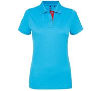 Asquith & Fox - Polo a manica corta due colori - Donna (RW5353)