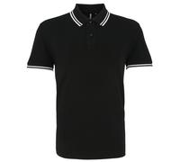 Asquith & Fox - Polo Classica a Manica Corta con Bordi a Contrasto - (RW4809)