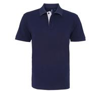 Asquith & Fox - Polo Classica Manica Corta Due Colori - Uomo (RW4810)