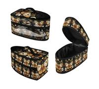 ASQVTIFE Borsa portaoggetti in ferro con farfalla bianca, scatola portaoggetti da viaggio, custodia protettiva per il trasporto a farfalla, per ferri da stiro a grandezza naturale, borsa organizer per