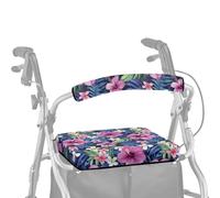 ASQVTIFE Coprisedili per deambulatori da donna Morning Glory Rollator Walker Coprisedili e schienali rosa per deambulatori deambulatori universali coprisedili e schienali