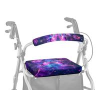 ASQVTIFE Coprisedili universali per deambulatori e deambulatori, motivo farfalla, colore viola, per deambulatori e deambulatori, accessori di ricambio per deambulatori e deambulatori