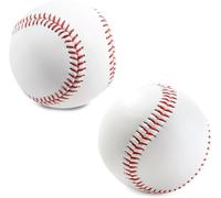 ASQzhuLIWing 2 palle da baseball standard da 22,9 cm una palla morbida e una palla dura palle da baseball per pratica e competizione palline da baseball per sport all'aperto per adulti