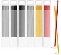 ASQzhuLIWing 36 pcs matita in legno da 2,8 mm Solido foro profondo Sostituzione del core core di marcatura strumenti di scrittura adatti per l'architetto per la lavorazione del legno