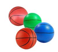 ASQzhuLIWing 4pcs Mini Basketball Set 12,7 cm Toys Morbido Anti-Pressione Piccola Sfera di alleviazione della Pressione Portatile Adatta per portabase di Basket, Piscine, in casa e all'Esterno