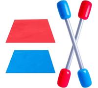 ASQzhuLIWing Bastone da duello gonfiabile da prato, gioco da gladiatore gonfiabile, adatto per feste, giochi genitori-figli, spiaggia, giardino all'aperto