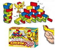 ASQzhuLIWing Set gioco 14 pezzi Pulcino, gioco di stacking veloce, giocattolo interattivo genitore-figlio Pulcino Arrabbiato, adatto per riunioni di famiglia, viaggi o giochi di festa