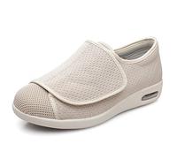 ASRJ Scarpe dalla vestibilità extra larga, pantofole da donna, scarpe da ginnastica da passeggio regolabili, scarpe da casa per artrite diabetica ed edema