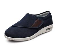 ASRJ Scarpe di Larghezza Extra Larga Donna Uomo Scarpe Diabetiche, Punta di Chiusura Regolabile Piedi Gonfi Pantofole per Anziani Artrite Edema Pollice Valgo, Scarpe Ortopediche per Donna