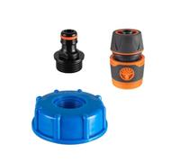 AsrMyjcx Adattatore con Anello di Tenuta Igienico | Design Compatto a Basso Profilo, Connettore per Serbatoio veicolo ricreazionale, Facile, Raccordo, Campeggio, Berretto A