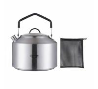 AsrMyjcx Bollitore da Picnic Acciaio Inossidabile Manico Design Efficiente Bocca Larga Adatto per Campeggio Picnic Uso Domestico Escursioni, 1500ML, ConBorsa