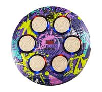 AsrMyjcx Boxing Train Bersaglio da Muro Elettronico Musicale Pad Digitale con Contatore Intelligente Interattivo E Luci Allenamento Domestico Adatto, a