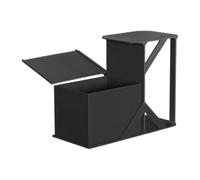 AsrMyjcx Card Device Supporto per Smartphone Stand di Scansione Base da Tavolo Robusta Supporto per Inquadratura Carte Plastica Rigida con Rinforzi Triangolari, Nero