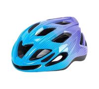 AsrMyjcx Casco per Bambini Realizzato con Materiale Leggero E Resistente agli Urti, Imbottitura Interna Ad Asciugatura Rapida E Cinturino Regolabile per L', Blu Viola