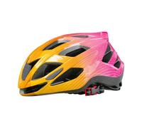 AsrMyjcx Casco per Bambini Realizzato con Materiale Leggero E Resistente agli Urti, Imbottitura Interna Ad Asciugatura Rapida E Cinturino Regolabile per L', Rosa Arancione