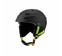 AsrMyjcx Casco Protettivo Guo Resistente per Uso Adulto con Imbottitura Regolabile E Ventilazione Avanzata per Snowboard Adatto per Slalom Slope Montagna Sport Invernali, Nero, L【59-61CM】