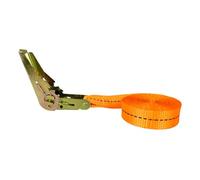 AsrMyjcx Cravatta a cricchetto down cinghia di protezione 2,5 cm ampiamente gravoso multiuso senza gancio per mobili per camion ATV Cargo Trailer Boat, 2.5 Cmx2m