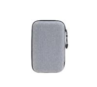 AsrMyjcx Custodia Auricolari Multifunzione Organizer Accessori Elettronici Custodia Impermeabile con Struttura Antiurto E Trame Interne Adatta per Studenti, 17-10-4cm, Quadrato