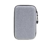 AsrMyjcx Custodia Auricolari Multifunzione Organizer Accessori Elettronici Custodia Impermeabile con Struttura Antiurto E Trame Interne Adatta per Studenti, 18-11-4cm, Quadrato