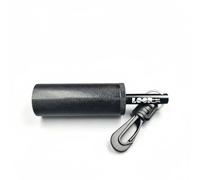 AsrMyjcx Dispositivo Sonoro Subacqueo Rattle Sub Scacciapesci Campana Immersione Compatto in Alluminio Adatto per Snorkeling Addestramento Immersione di Gruppo , Nero , Taglia Unica
