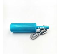AsrMyjcx Dispositivo Sonoro Subacqueo Rattle Sub Scacciapesci Campana Immersione Compatto in Alluminio Adatto per Snorkeling Addestramento Immersione di Gruppo , Blu Lago , Taglia Unica