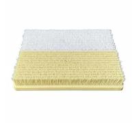 AsrMyjcx Golf Tappetino Allenamento Golf Mat Simulazione Realistica Ostacolo Sabbia con Setole Nylon Spesse Base in Gomma Spessa Antiscivolo Adatto per, Bianco-beige, 39-5x29-5cm