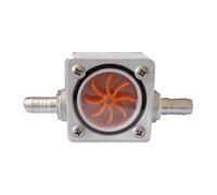 AsrMyjcx Indicatore del Flusso d'Acqua Misurazione Strumento Pratico Facile da installare CONNECTER Monitoraggio di Raffreddamento ad Acqua ad Alte Prestazioni, Tipob 8mm