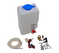 AsrMyjcx Kit Lavavetri Universale Windscreen Washer Bottle Pump Pompa Serbatoio Filtro Guarnizione Universale Utilizzabile su Adatto per Riparazioni in