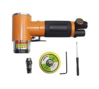 AsrMyjcx Mini Levigatrice Pneumatica Pneumatica Compatta Smerigliatrice Angolare Ergonomica Lucidatrice per Officina, Arancio, Standard
