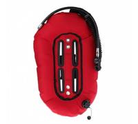 AsrMyjcx Nylon Diving Wing Donut Compensatore di Spinta Sacca per con 25lbs O 30lbs Materiali Resistenti 1050d E Tpu Passaggi da 4 Pollici a Staffa Morbida, Rosso