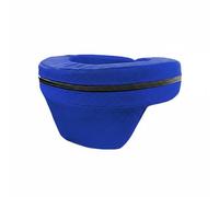 AsrMyjcx Protezione Collo Bambini Supporto Cervicale Traspirante Mesh Schiuma Kit Regolabile Protezione Movimento Adatto per Kart Allenamento Ciclismo , Blu , Bambino