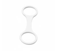 AsrMyjcx Snorkel Clip Porta Boccaglio Fermaglio Snorkel Supporto Boccaglio Fissaggio Silicone Elastico Presa Antiscivolo Design Universale Adatto per, Bianco