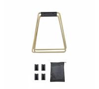 AsrMyjcx Supporto Frigo Portatile Base Pieghevole Scaffale Portatile Stand Compatto in Acciaio Inossidabile 201 per Tenere Ghiacciaie Lontano da Suolo Bagnato , Kaki