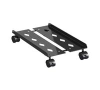 AsrMyjcx Supporto per Computer in Metallo, Organizer per CPU, Accessorio Robusto, Base per Case PC a con Carico di 25 Kg, Nero